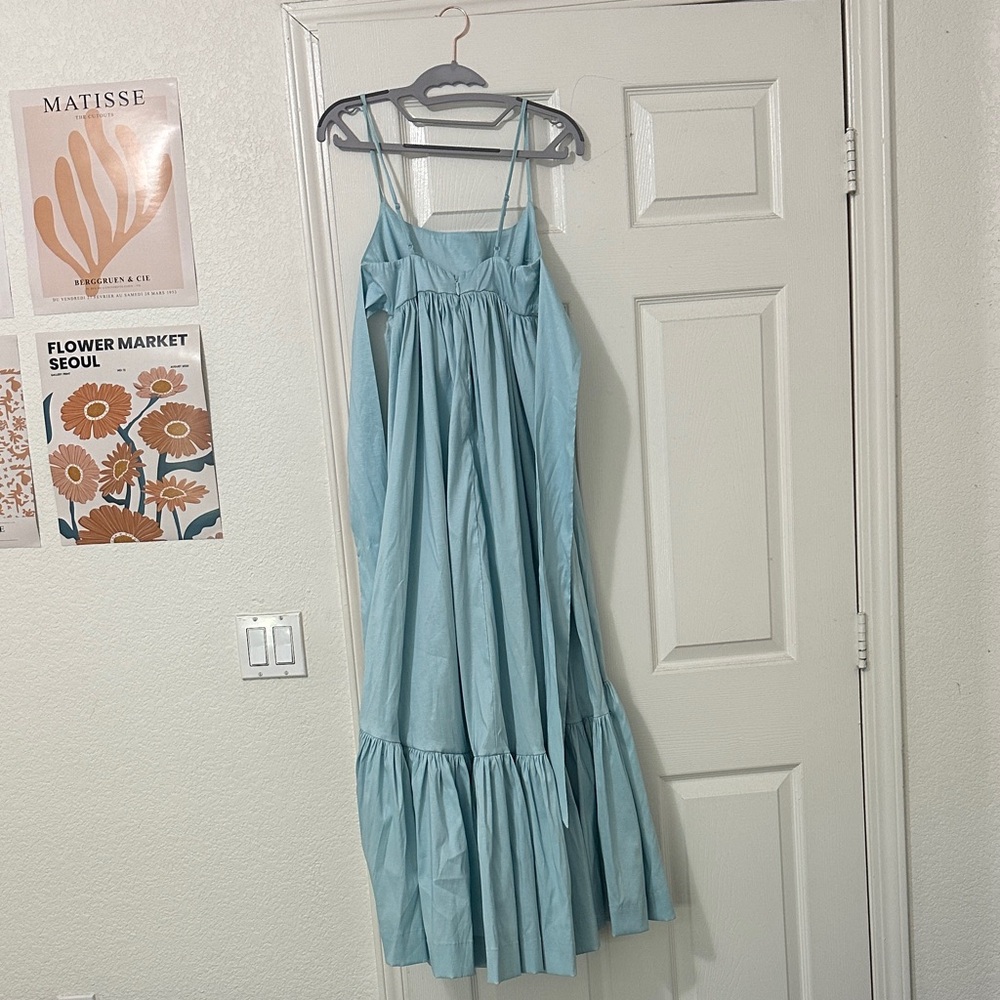 Abercrombie & Fitch Light Blue Maxi Dress